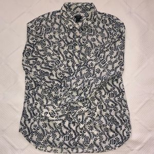 J Crew Popover Top